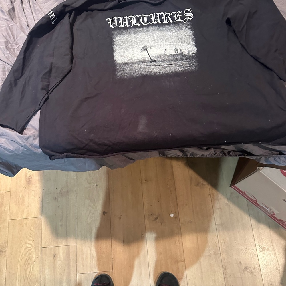 Black Graphic Long Sleeve Shirt
